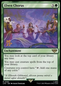 Elven Chorus - The Lord of the Rings: Tales of Middle-earth: Promos (Rare) [PLTR-160]