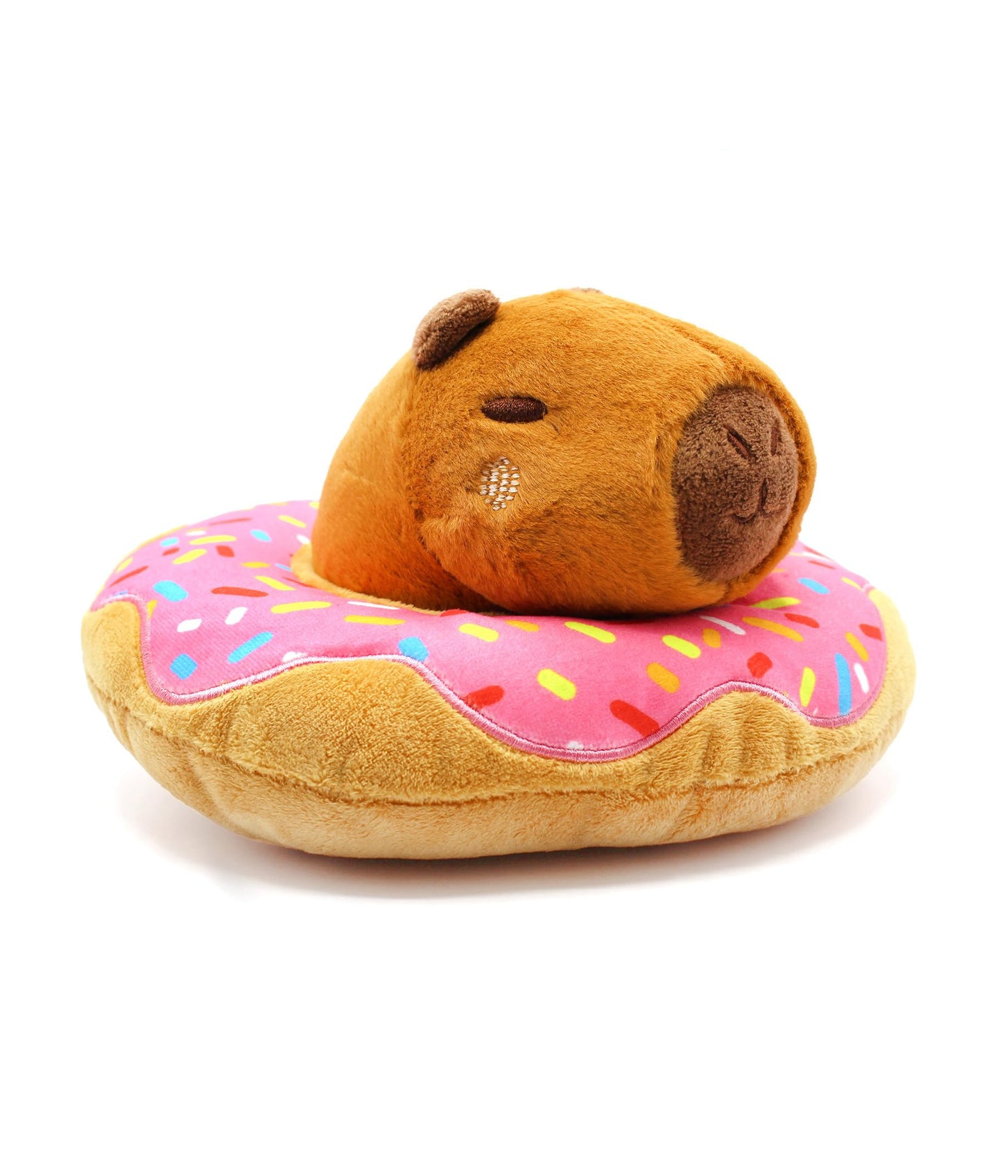 Capybara Stuffed in Donut - Plushy