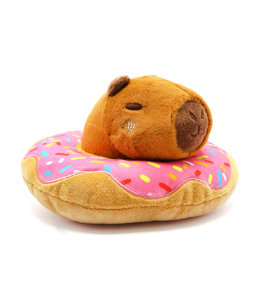 Capybara Stuffed in Donut - Plushy