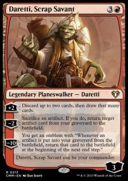Daretti, Scrap Savant - Commander Masters (Rare) [CMM-213]