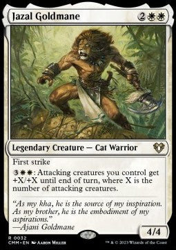 Jazal Goldmane - Commander Masters (Rare) [CMM-32]