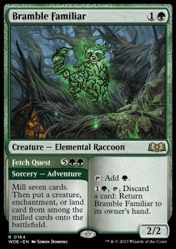 Bramble Familiar // Fetch Quest - Wilds of Eldraine (Rare) [WOE-164]