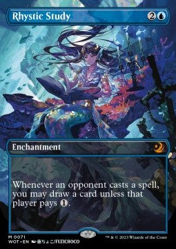 Rhystic Study (V.2) - Enchanting Tales (Mythic) [WOT-71]