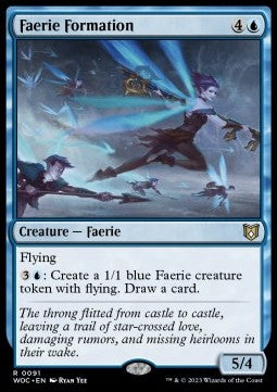 Faerie Formation - Commander: Wilds of Eldraine (Rare) [WOC-91]