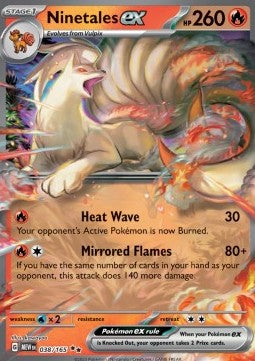 Ninetales ex - 151 (Double Rare) [MEW-038]
