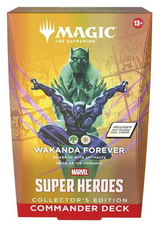 Wakanda Forever : Marvel Super Heroes - Magic The Gathering Collector commander deck