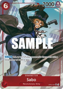 Sabo (OP05-007) (V.2) - Awakening of the New Era (Alternate Art) [OP05-007]