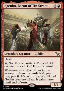 Krenko, Baron of Tin Street - Murders at Karlov Manor (Rare) [MKM-135]