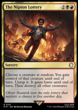 The Nipton Lottery - Universes Beyond: Fallout (Rare) [PIP-113]