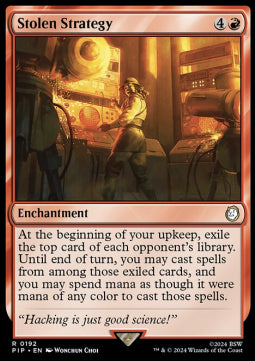 Stolen Strategy - Universes Beyond: Fallout (Rare) [PIP-192]