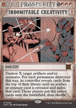 Indomitable Creativity (V.1) - Breaking News (Mythic) [OTP-25]