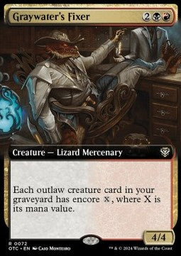 Graywater's Fixer - Commander: Outlaws of Thunder Junction: Extras (Rare) [XOTC-72]