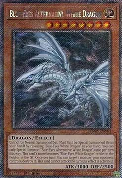Blue-Eyes Alternative White Dragon (V.4 - Platinum Secret Rare) - 25th Anniversary Rarity Collection II (Platinum Secret Rare) [RA02-010]