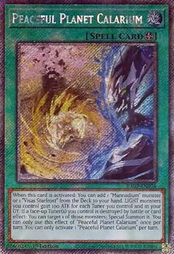Peaceful Planet Calarium (V.4 - Platinum Secret Rare) - 25th Anniversary Rarity Collection II (Platinum Secret Rare) [RA02-074]