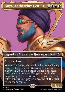 Satya, Aetherflux Genius (V.1) - Commander: Modern Horizons 3: Extras (Mythic) [XM3C-15]