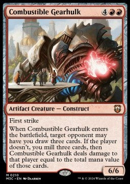 Combustible Gearhulk - Commander: Modern Horizons 3 (Mythic) [M3C-210]