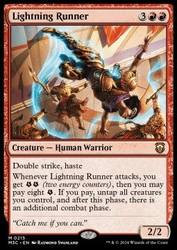 Lightning Runner - Commander: Modern Horizons 3 (Mythic) [M3C-215]
