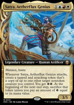 Satya, Aetherflux Genius (V.3) - Commander: Modern Horizons 3: Extras (Mythic) [XM3C-31]