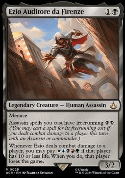 Ezio Auditore da Firenze (V.1) - Universes Beyond: Assassin's Creed (Mythic) [ACR-25]