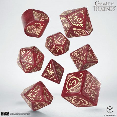 Game Of Thrones Lannister - 10X D6 Dice Set
