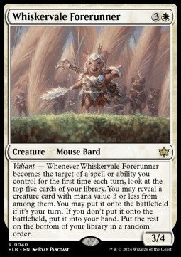 Whiskervale Forerunner - Bloomburrow (Rare) [BLB-40]