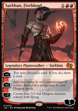Sarkhan, Fireblood - Foundations Jumpstart (Mythic) [J25-593]