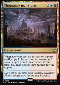 Thousand-Year Storm - Magic: The Gathering Foundations (Rare) [FDN-248]