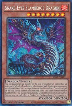 Snake-Eyes Flamberge Dragon (V.5 - Collectors Rare) - Quarter Century Bonanza (Collectors Rare) [RA03-033]