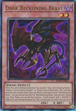 Dark Beckoning Beast (V.7 - Ultimate Rare) - Quarter Century Bonanza (Ultimate Rare) [RA03-027]