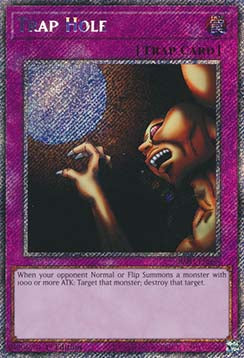 Trap Hole (V.1 - Platinum Secret Rare) - Quarter Century Bonanza (Platinum Secret Rare) [RA03-085]