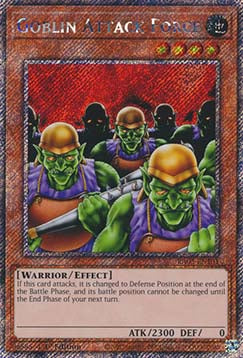 Goblin Attack Force (V.1 - Platinum Secret Rare) - Quarter Century Bonanza (Platinum Secret Rare) [RA03-101]