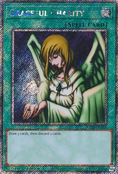Graceful Charity (V.1 - Platinum Secret Rare) - Quarter Century Bonanza (Platinum Secret Rare) [RA03-116]
