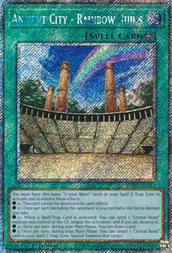 Ancient City - Rainbow Ruins (V.1 - Platinum Secret Rare) - Quarter Century Bonanza (Platinum Secret Rare) [RA03-181]