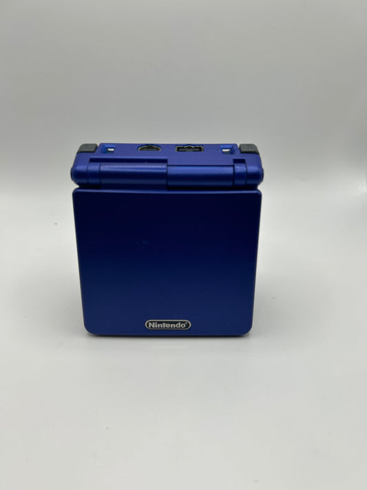 Game Boy Advance SP (Blauw) Reshell + Oplader  - GBA SP Console