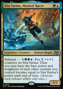 Sita Varma, Masked Racer - Aetherdrift (Rare) [DFT-223]