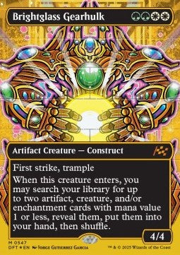 Brightglass Gearhulk (V.2) - Aetherdrift: First-Place (Mythic) [DFTFP-547]