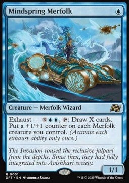 Mindspring Merfolk - Aetherdrift (Rare) [DFT-51]