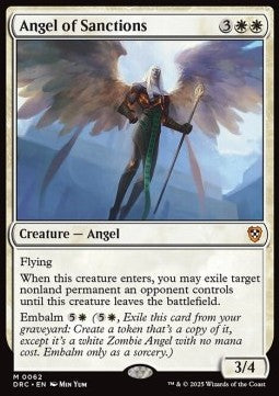Angel of Sanctions - Commander: Aetherdrift (Mythic) [DRC-62]