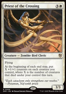 Priest of the Crossing - Commander: Aetherdrift (Rare) [DRC-6]