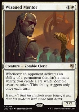 Wizened Mentor - Commander: Aetherdrift (Rare) [DRC-8]