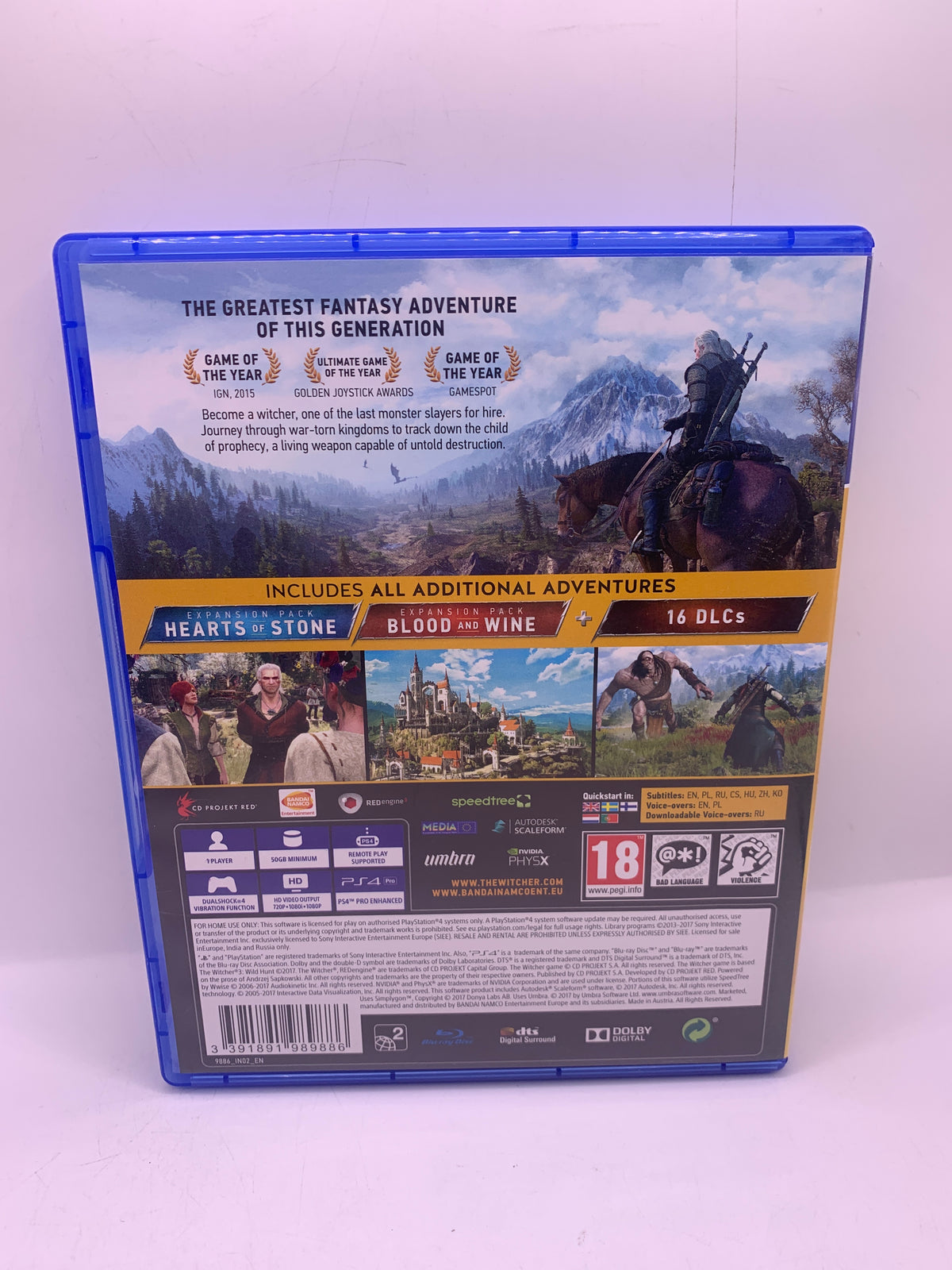 The Witcher 3: Wild Hunt – Game of the Year Edition – PlayStation 4