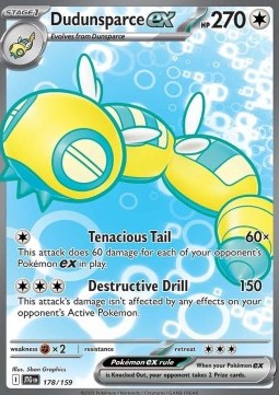 Dudunsparce ex - Journey Together (Ultra Rare) [JTG-178]