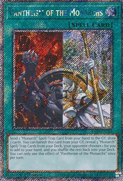 Pantheism of the Monarchs (V.1 - Platinum Secret Rare) - Quarter Century Stampede (Platinum Secret Rare) [RA04-261]