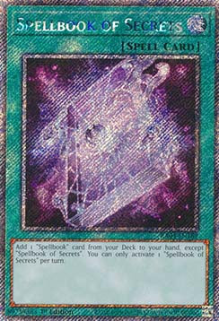 Spellbook of Secrets (V.1 - Platinum Secret Rare) - Quarter Century Stampede (Platinum Secret Rare) [RA04-189]