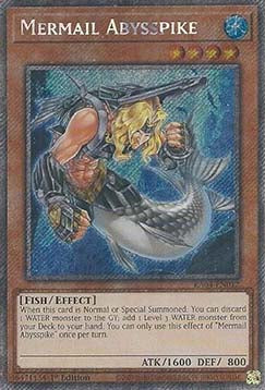 Mermail Abysspike (V.4 - Platinum Secret Rare) - Quarter Century Stampede (Platinum Secret Rare) [RA04-012]