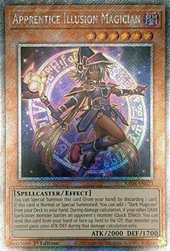 Apprentice Illusion Magician (V.4 - Platinum Secret Rare) - Quarter Century Stampede (Platinum Secret Rare) [RA04-023]