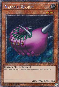 Needle Worm (V.1 - Platinum Secret Rare) - Quarter Century Stampede (Platinum Secret Rare) [RA04-112]