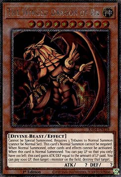 The Winged Dragon of Ra (V.1 - Platinum Secret Rare) - Quarter Century Stampede (Platinum Secret Rare) [RA04-118]