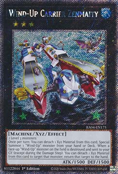 Wind-Up Carrier Zenmaity (V.1 - Platinum Secret Rare) - Quarter Century Stampede (Platinum Secret Rare) [RA04-175]