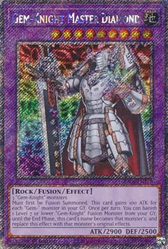 Gem-Knight Master Diamond (V.1 - Platinum Secret Rare) - Quarter Century Stampede (Platinum Secret Rare) [RA04-178]